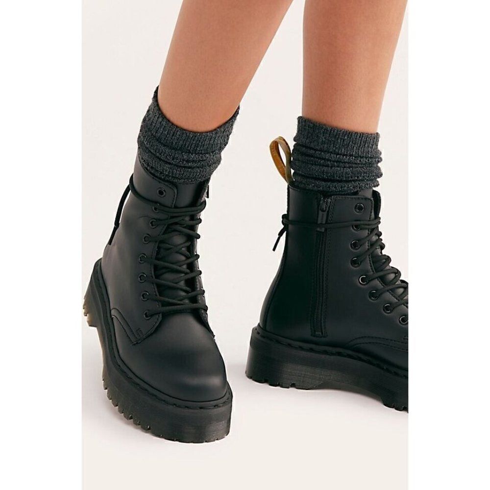 NEW DOC MARTENS DR. MARTENS AIR WAIR VEGAN V JADON II PLATFORM BOOTS 8 M 9 L - Picture 2 of 3